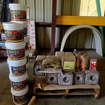 Bird seed and pet products at Rittman Landscape Supply