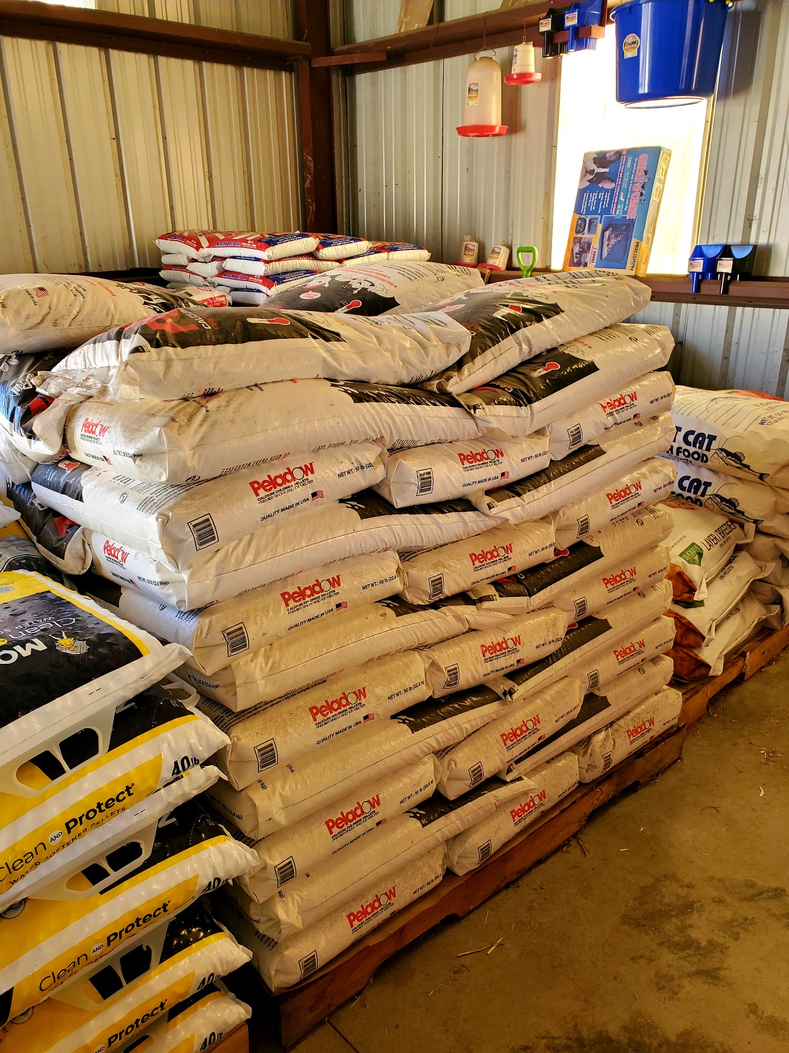Drive-through feed and supplies