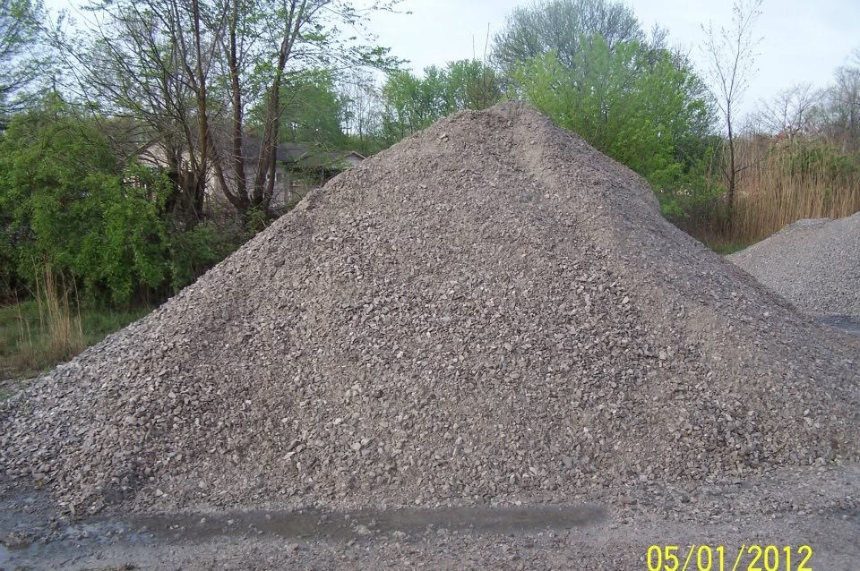 #304 limestone pile